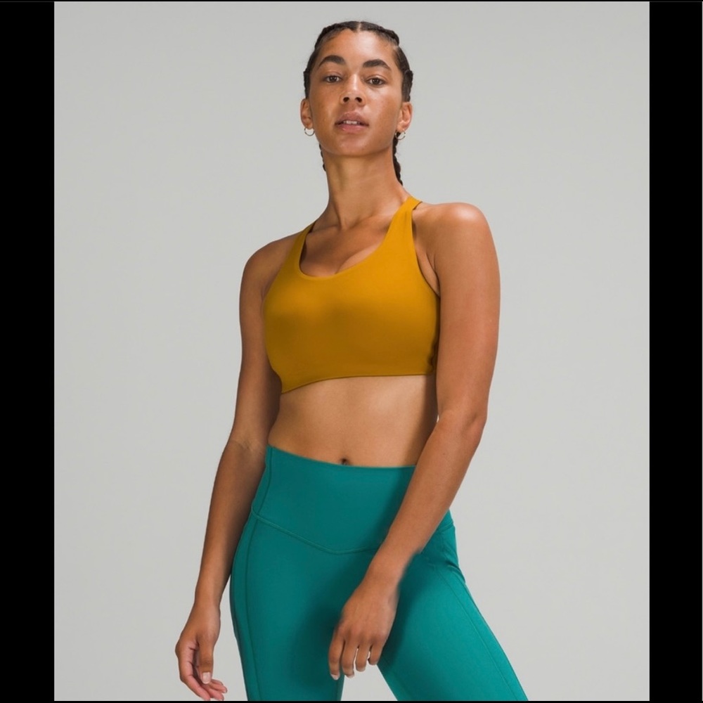 Lululemon Energy bra golden spice High support 34D